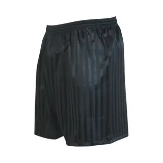 Precision Striped Continental Football Shorts 18-20 Black