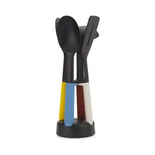 Joseph Joseph Slim Keukenhulpen Met Houder, Set Van 4 Stuks, Warm Gekleurd - Joseph | Elevate