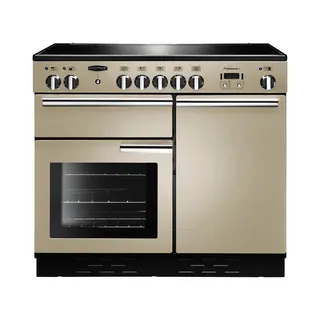 Rangemaster Professional+ 100 Ceramic Range cooker A Electric Cream