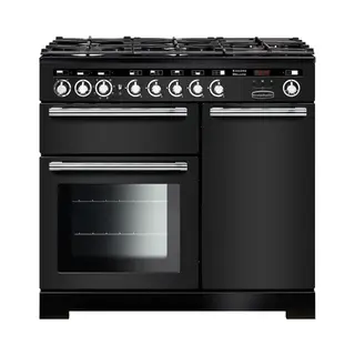 Rangemaster Encore Deluxe 100 Range cooker A Electric Gas Black
