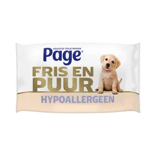 2e Halve Prijs, Page Vochtig Toiletpapier Puur 38 Stuks