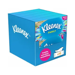 10x Kleenex Tissues Family 128 Stuks