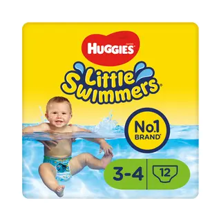 3x Huggies Little Swimmers Maat 3-4 (7-15 Kg) 12 Stuks