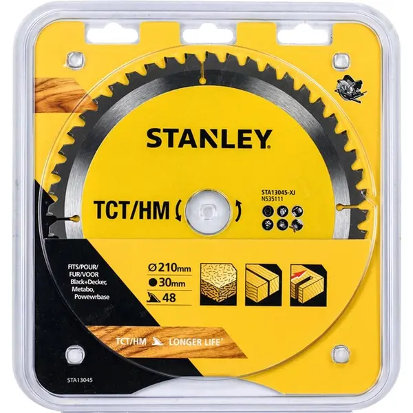 Stanley STA13045-Xj Kreissägeblatt 21 cm 1 Stück(e) thumbnail