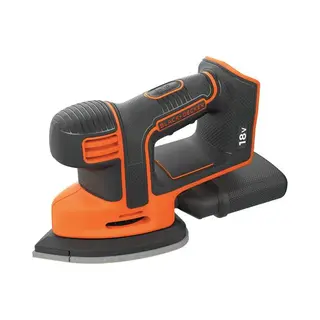 Black & Decker BDCDS18N tragbarer Schwingschleifer Detail-Schleifer 12000 U/min Schwarz, Orange