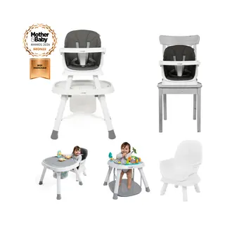 Puggle Snack & Play 7-in-1 Hi-lo Highchair - Flint Grey