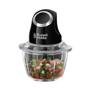 Russell Hobbs 24662-56 Elektrischer Essenszerkleinerer 0,5 l 200 W Schwarz, Transparent