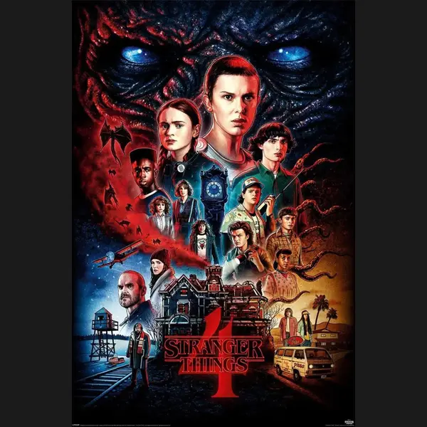 Pyramid International Pyramid Stranger Things 4 Poster Vecna - 61 X 91.5 Cm, Multicolour, Living Room thumbnail