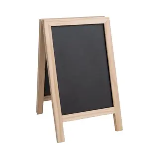 Olympia Mini Folding Menu Board 250x150mm - Easy Wipe, Durable, Sturdy, Hotel Restaurant Café Bar Pub Tabletop Menu Notice Display Sign Chalkboard