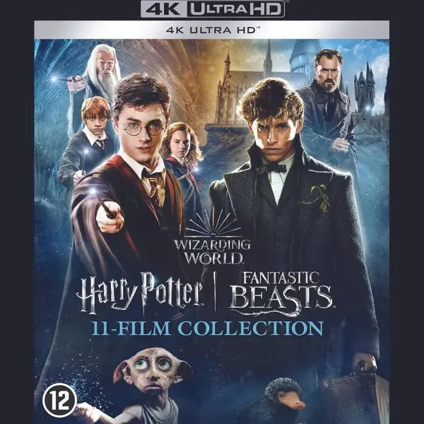 Warner Home Video Harry Potter - 1 - 7.2 Collection + Fantastic Beasts 1 - 3 (4K Ultra Hd Blu-ray) thumbnail