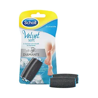 Dr. Scholl's Scholl Velvet Smooth Diamond Pedi Refill Regular Coarse 2Pk