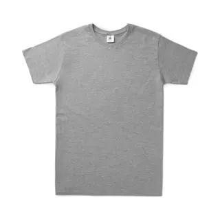 B&C Exact 150 Heren T-Shirt - Sportsgrey - Extra Small - Korte Mouwen