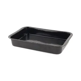 Russell Hobbs Romano Tiefer Bräter 36 Cm – Spülmaschinenfeste Ofenform Mit Antihaftbeschichtung, Rechteckige Auflaufform Aus Emailliertem Stahl,