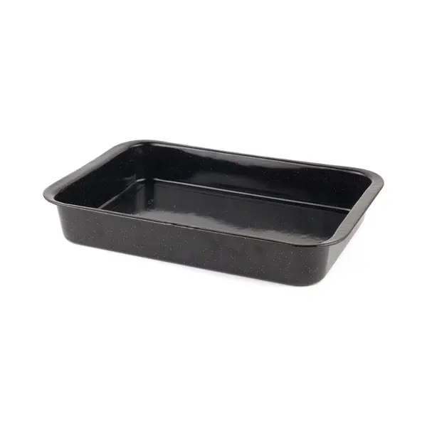 Russell Hobbs CW12611 Romano Vitreous Enamel Roaster - Durable, Dishwasher Safe, Casserole Tray, Rectangular Roasting Tin For Vegetables And Meat, thumbnail