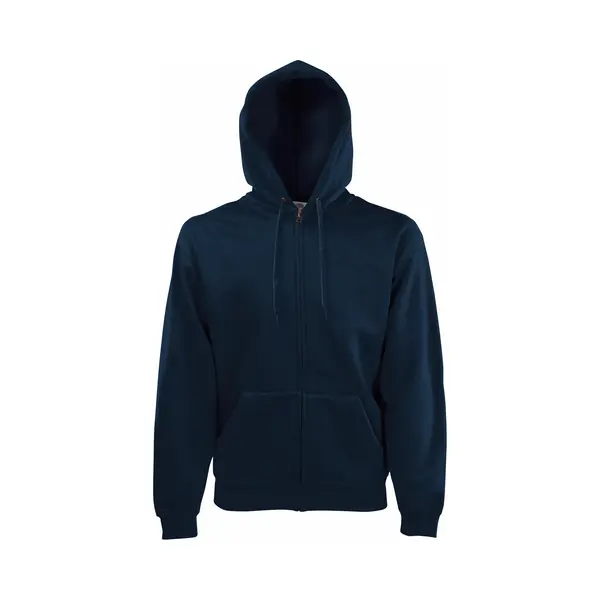 Fruit Of The Loom Herren Zip Front Premium Kapuzenjacke, Blau (Marineblau), Xl thumbnail