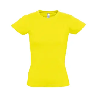 Sol'S Women's Imperial Short-Sleeved T-Shirt In Lemon | Size, Large
