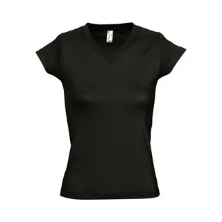 Sol'S Women's Moon V Neck Short Sleeve T-Shirt In Midnight | Size, 2XL