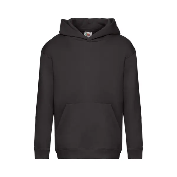 Fruit Of The Loom Unisex Kinder Kapuzenpullover Premium, Schwarz (Black), 7-8 Jahre (Herstellergröße, 30) thumbnail