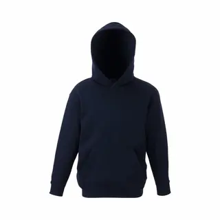Fruit Of The Loom Kinder Unisex Premium 70/30 Sweatshirt Met Capuchon / Hoodie (Donker Marine)