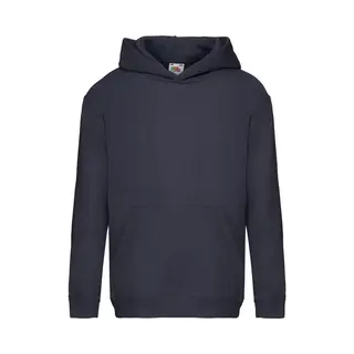 Fruit Of The Loom Kinder Unisex Premium 70/30 Sweatshirt Met Capuchon / Hoodie (Donker Marine)