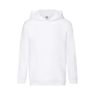 Fruit Of The Loom Unisex Kinder Kapuzenpullover Premium, Weiß (White), 5-6 Jahre (Herstellergröße, 26)