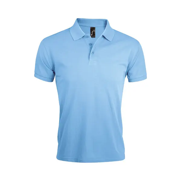 Sol'S Men's Prime Pique Plain Short Sleeve Polo Shirt In Blue | Size, 2XL thumbnail