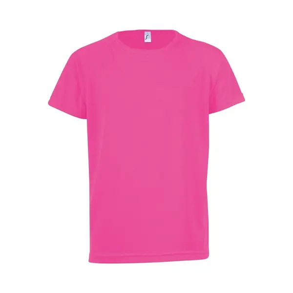 Sol'S Sporty Short Sleeve T-Shirt In Pink | Size, 6 Years thumbnail