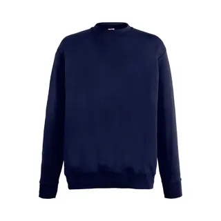 Fruit Of The Loom Heren Lichtgewicht Set-In Sweatshirt (Donker Marine)