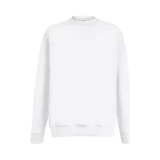 Fruit Of The Loom Heren Lichtgewicht Set-In Sweatshirt (Wit)