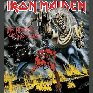Iron Maiden The Number Of The Beast Lp Multicolor