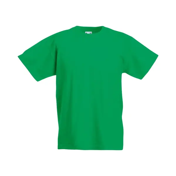Fruit Of The Loom Original Short Sleeve T-Shirt In Green | Size, 5-6 Years thumbnail