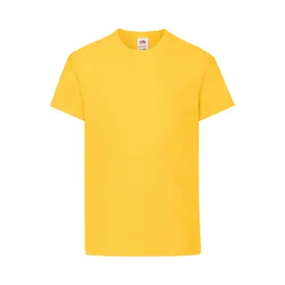 Fruit Of The Loom Original Short Sleeve T-Shirt In Yellow | Size, 5-6 Years