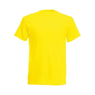 Fruit Of The Loom Men's Original T-Shirt In Yellow | Size, Medium