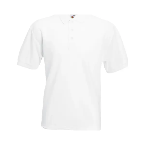 Fruit Of The Loom Herren Poloshirt SS025M, Weiß -Weiß, Xxxxl thumbnail