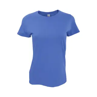 Sol'S Women's Imperial Short-Sleeved T-Shirt In Mid Blue | Size, Medium