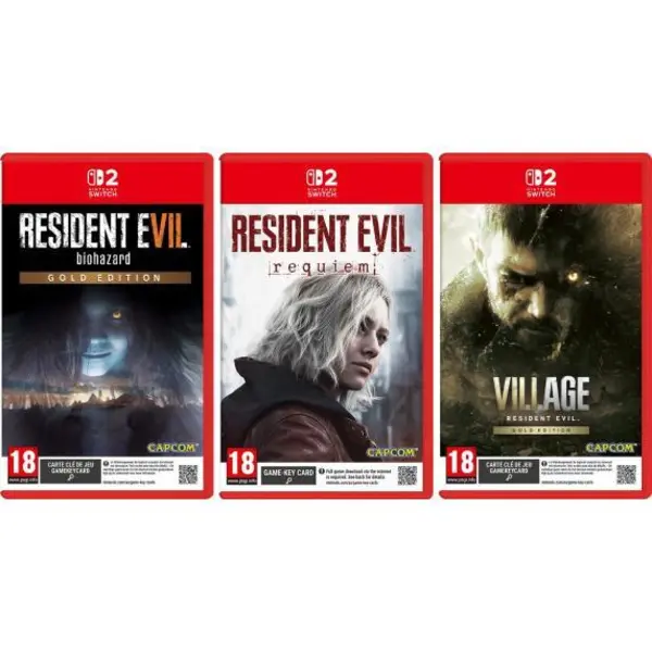 Capcom Resident Evil Generation Pack - Nintendo Switch 2 - Inclusief Resident Evil 7 Gold En Village Gold thumbnail