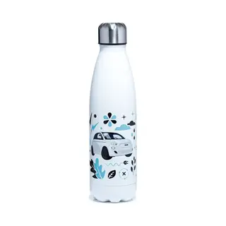 puckator Fiat 500 E Heet & Koud Rvs Thermosfles 500 Ml