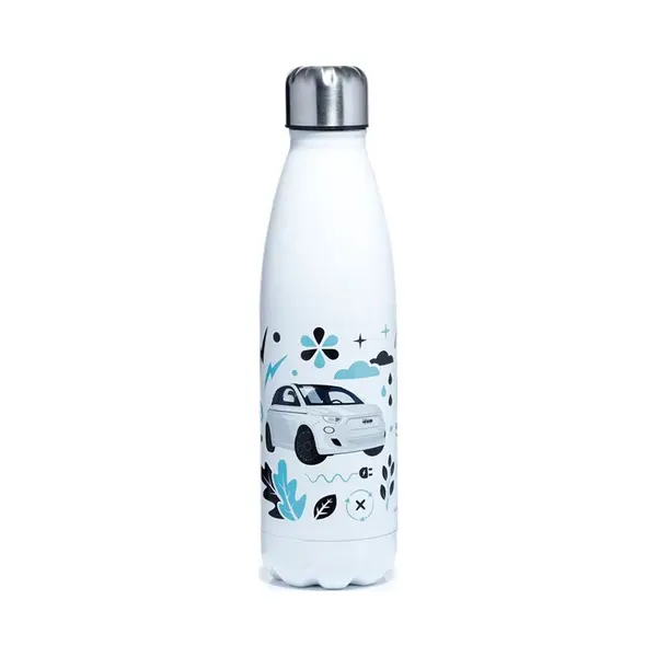 puckator Fiat 500 E Heet & Koud Rvs Thermosfles 500 Ml thumbnail