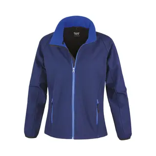 Result Women´s Printable Soft Shell Jacket RT231F - Navy/Royal - Xxl