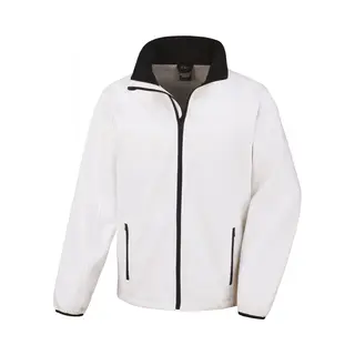 Result Printable Soft Shell Jacket RT231 - White/Black - S