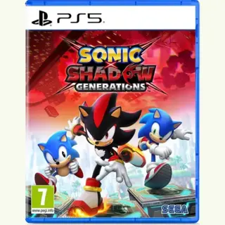 Sega Sonic X Shadow Generations - PS5 - Avontuurlijke Game Met Remaster Van Sonic Generations
