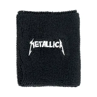 Metallica Logo - Wristband Sweatband Black
