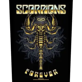 Scorpions RÜCkenaufnÄHer Backpatch # 2 Forever - 36x29cm