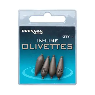 Drennan Polemaster Engraved In-Line Olivettes 2.50g