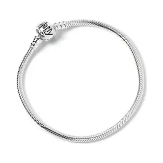 Harry Potter Sterling Silver Slider Charm Bracelet - Medium - By The Carat Shop
