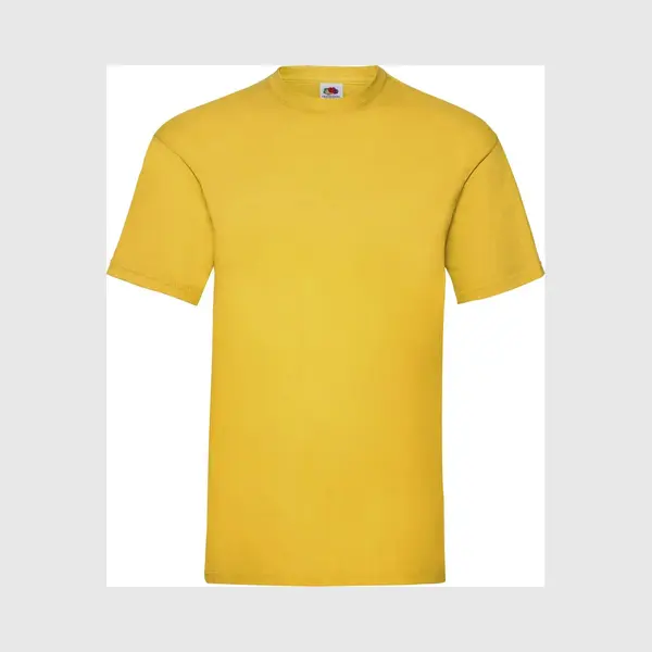 Fruit Of The Loom - 5 Stuks Valueweight T-shirts Ronde Hals - Oker Geel - M thumbnail