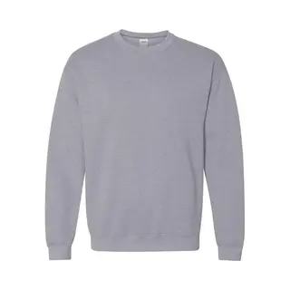 Gildan Women's Heavy Blend Crewneck Sweatshirt In Grey | Size, Large