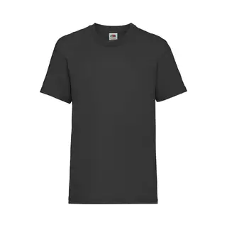 Fruit Of The Loom Jungen T-Shirt, Schwarz, 5-6 Jahre (116)