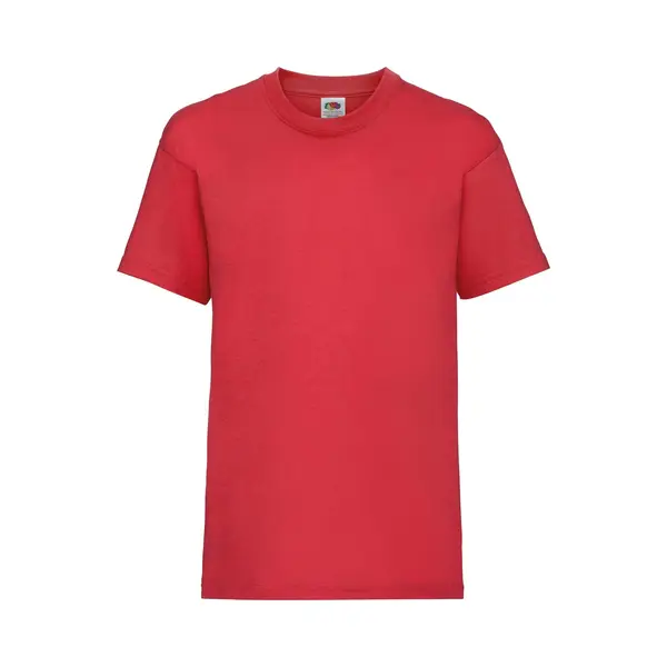Fruit Of The Loom Valueweight T-Shirt In Red | Size, 9-10 Years thumbnail