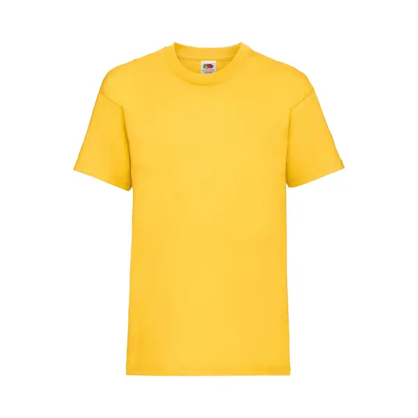 Fruit Of The Loom Valueweight T-Shirt In Yellow | Size, 3-4 Years thumbnail